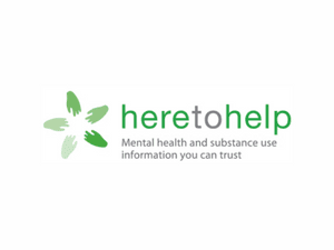 logo of here to help bc