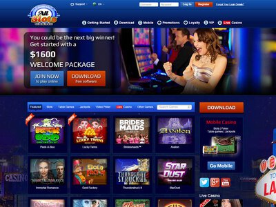 All Slots Casino website