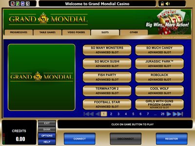 Grand Mondial Casino website