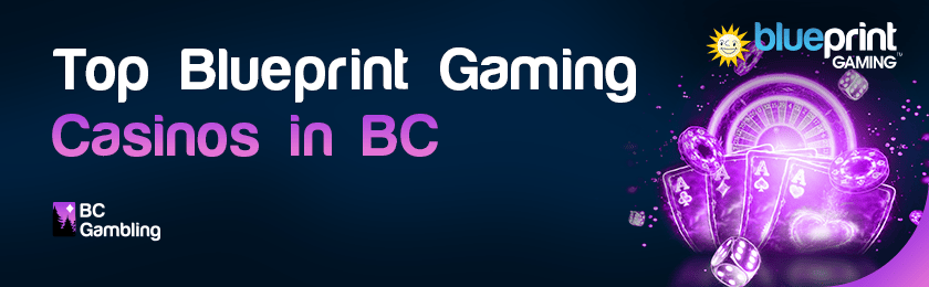 A glowing roulette with a few playing cards, chips, and a few rolling dice for top blueprint gaming casinos in BC