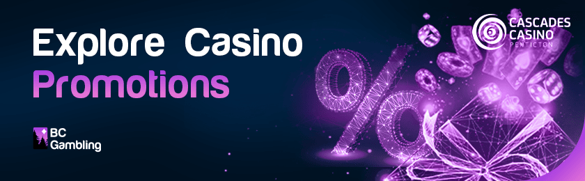 Different casino gaming items for top exploring Cascades Casino promotions