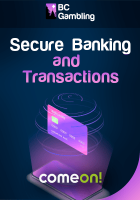 Casino logo, mobile phone and banking cards for secure banking and transactions