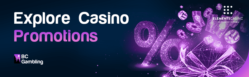 Different casino gaming items for top exploring Elements Casino promotions