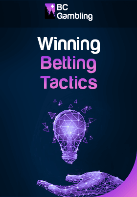 Palm and bulb filled with luminous lines and dots for winning betting tactics