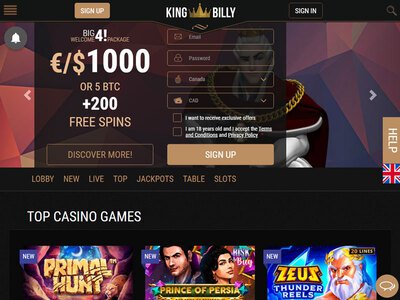 King Billy website