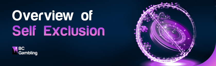 Crossed roulette machine for an overview of self exclusion