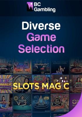 Slots Magic Casino Gaming Library With Their Logo for Different Gaming Options