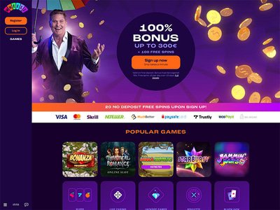 Wheelz Casino website