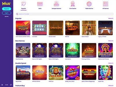 Wildz Casino website